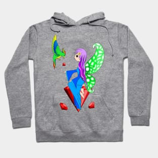 Ruby Crystal Fairy Hoodie